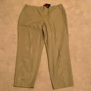 JMS Ladies Easy Comfort Stretch Classic Tan Pants Size 3X NWT